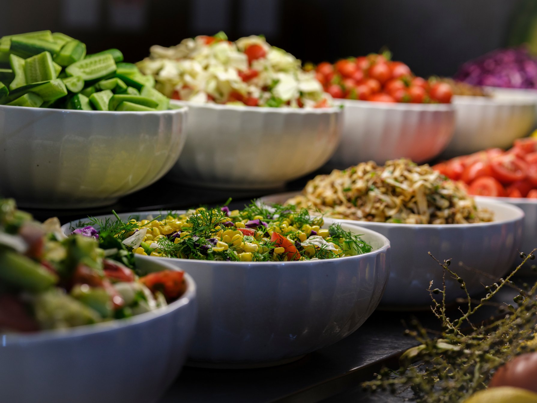 Healthy Foods on a Bowl